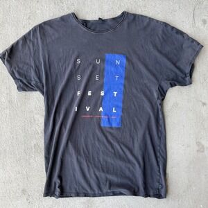 Mens Lululemon 2020 Stanley Park Sunset Festival‎ T Shirt